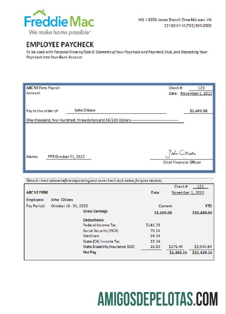 Realista Modelo de planilha de funcionários da empresa financeira dos EUA em formato Word e PDF, versão 3
